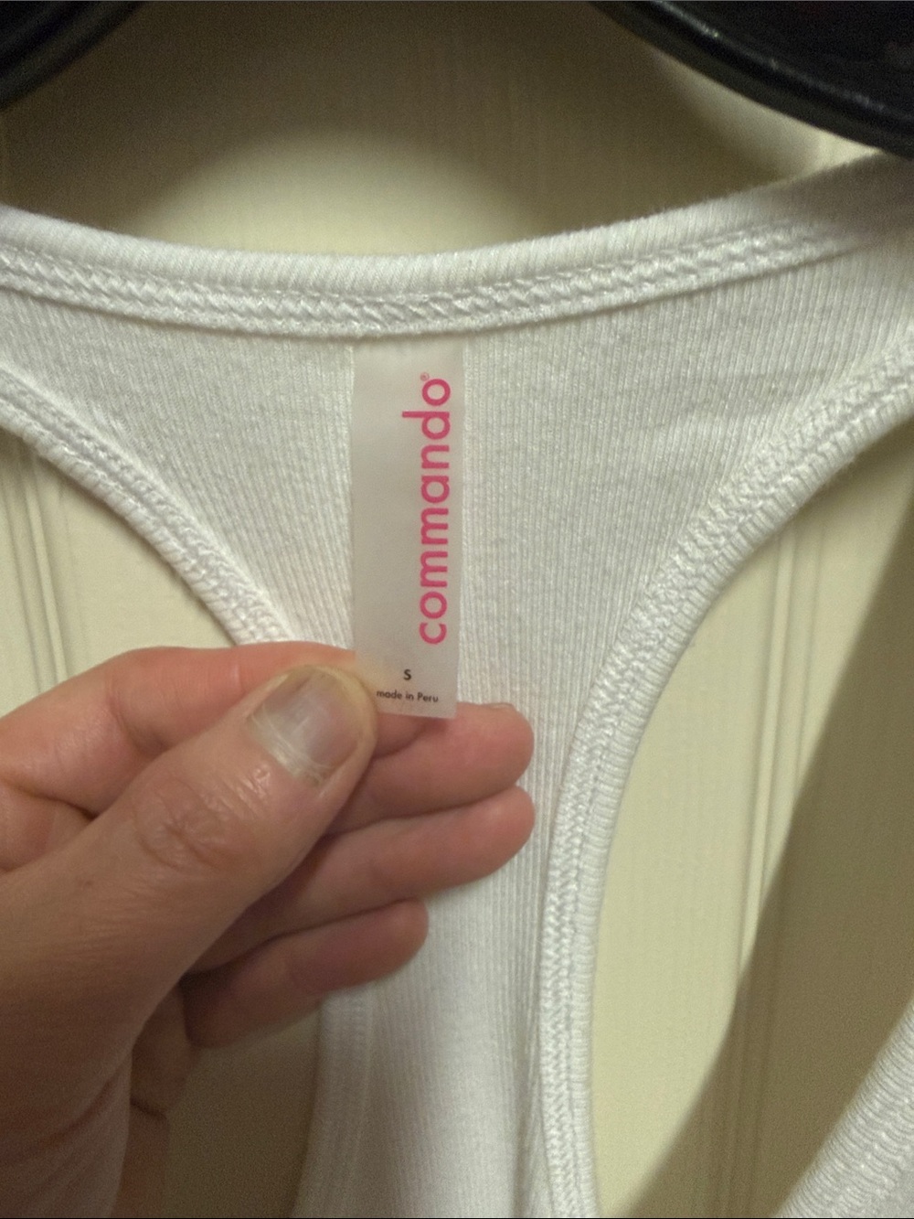 Commando White Racerback Bodysuit - Picture 3 of 4